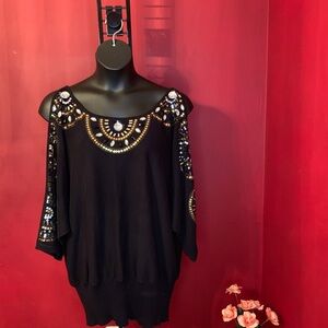 ASHLEY STEWART EMBELLISH SWEATER SIZE24/26